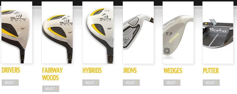 ▷ Types of golf clubs according to their material
